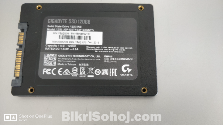 SSD 120gb (Gigabyte)